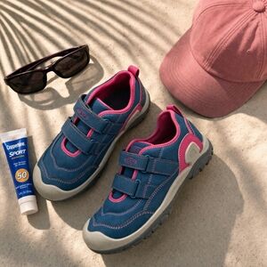 KEEN Knotch Hollow Double Strap Waterproof Blue Pink Sneakers. Ladies 6